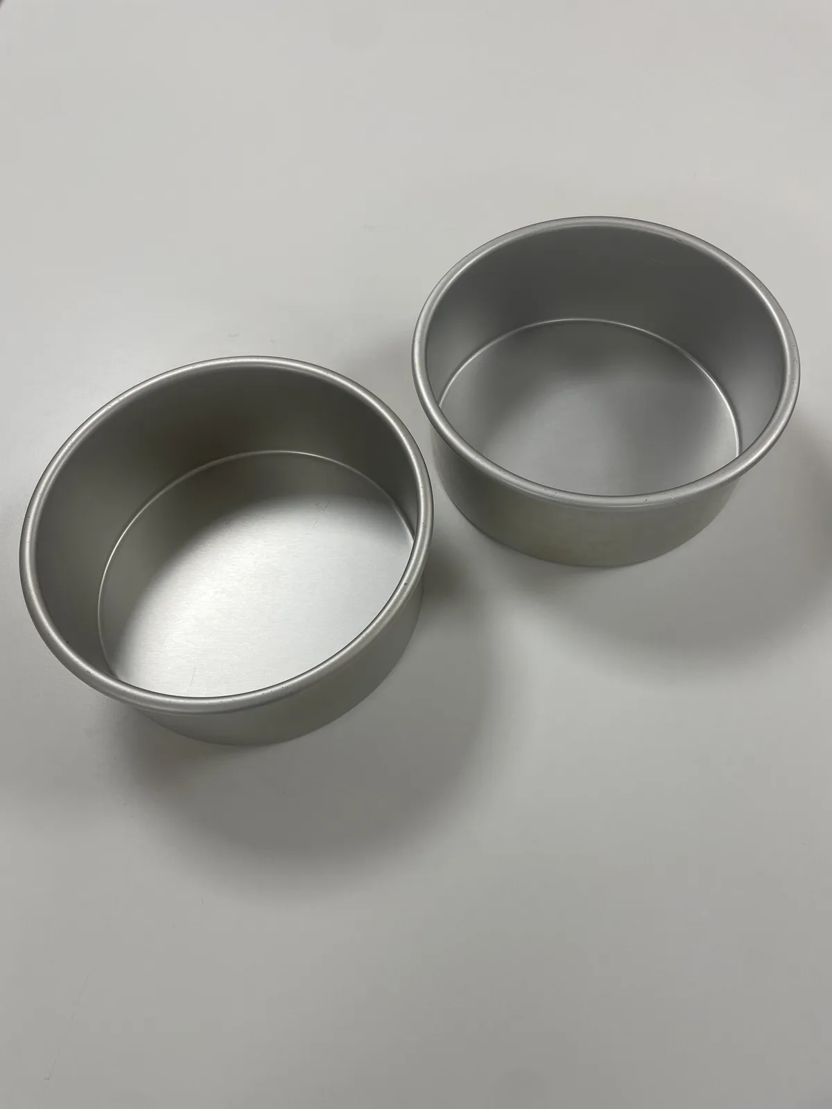 Pair of 7-inch round cake tins
