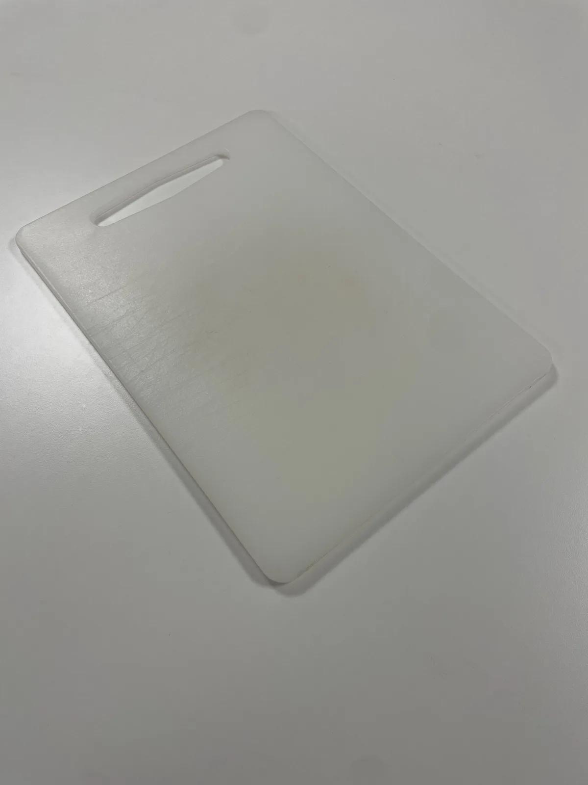 White Plastic Cutting Board
