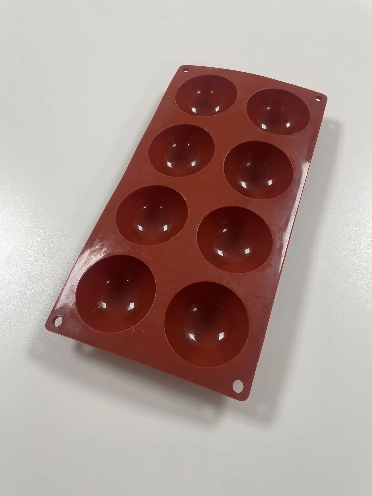 8-Cavity 2-inch Hemisphere Chocolate Mould