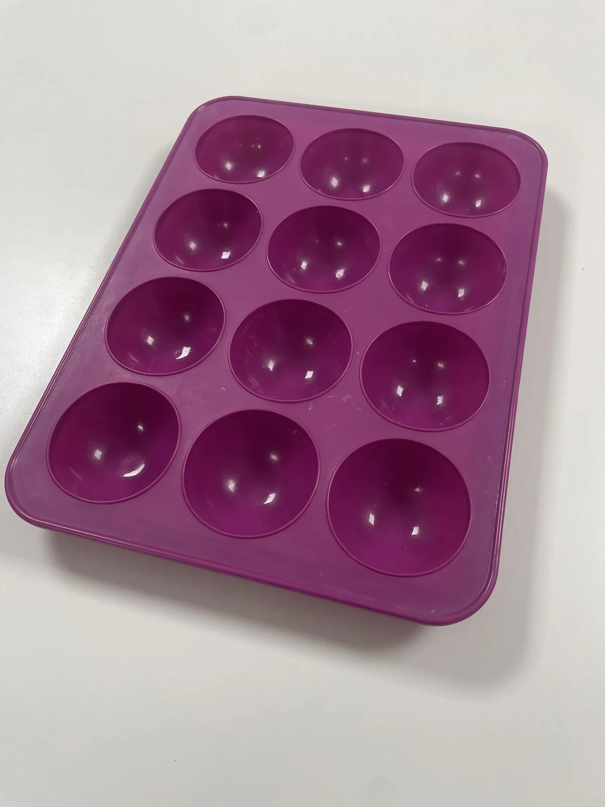 12-Cavity 2.5-Inch Silicone Hemisphere Mould