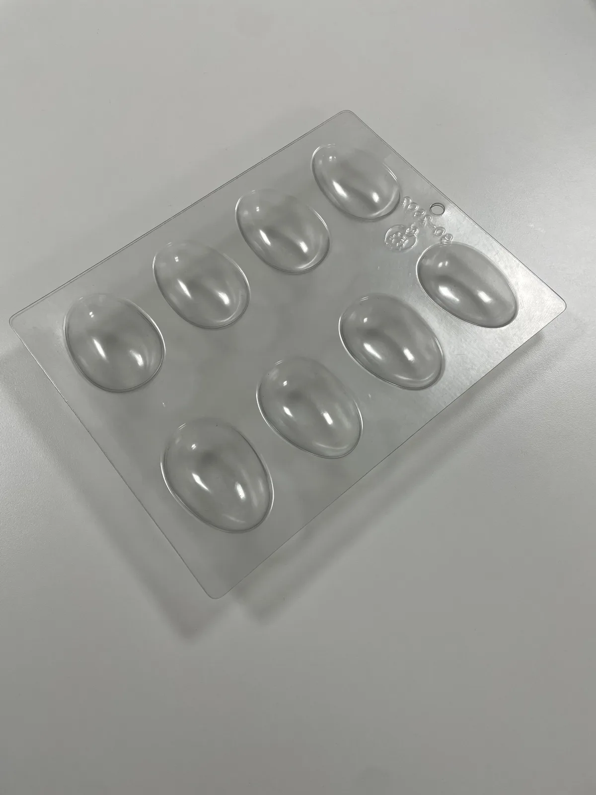 8-Cavity Easter Egg Chocolate Mould