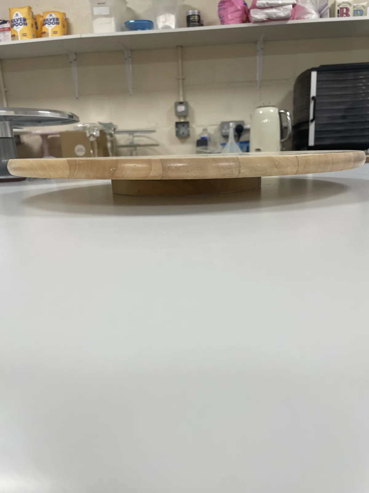 Large Wooden Cake Turntable