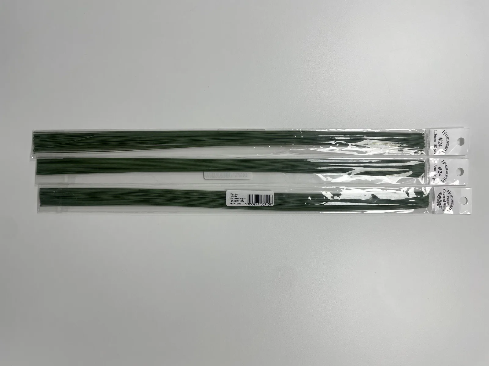 Hamilworth 24-Gauge Green Florist Wire