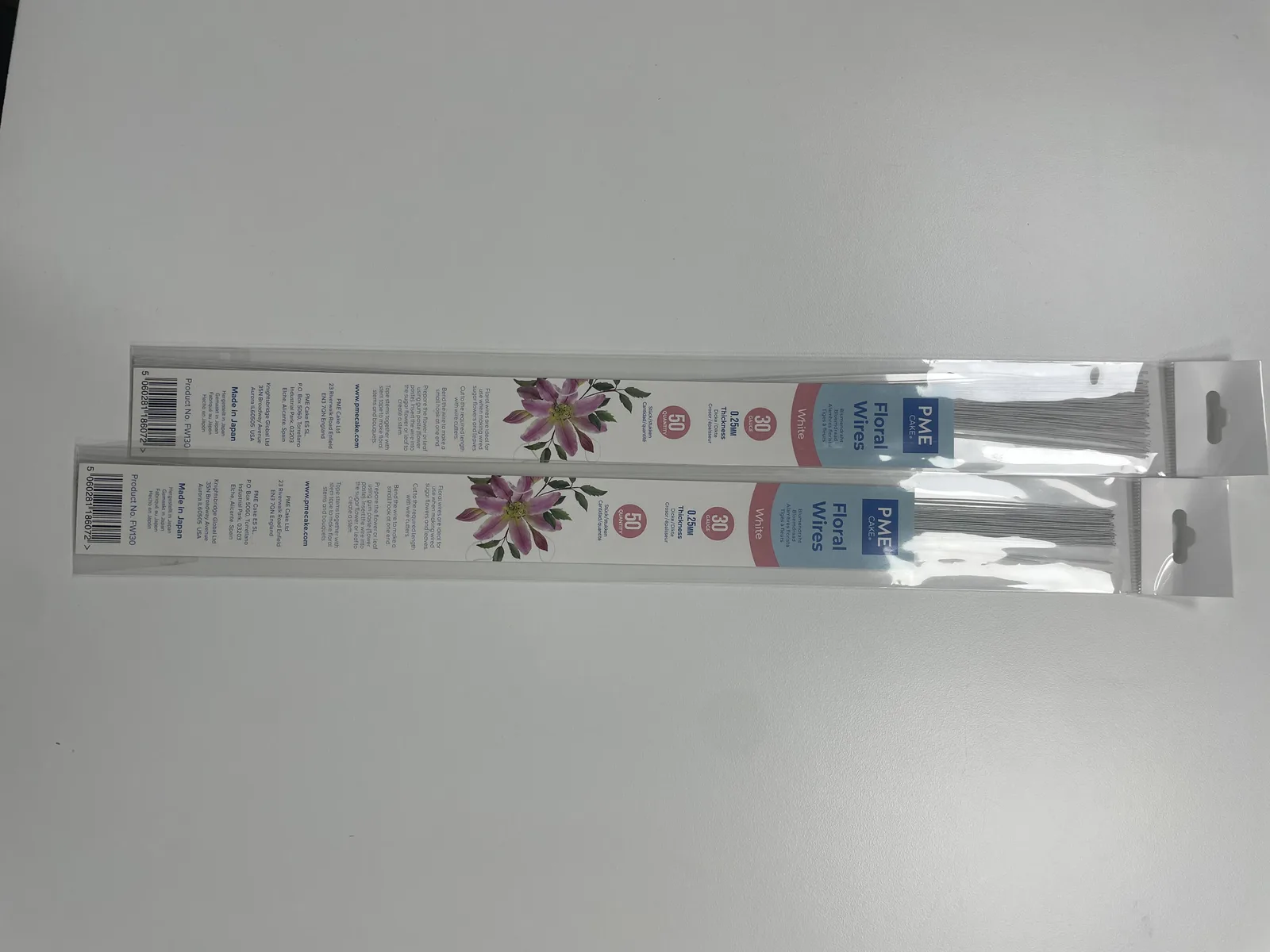 PME 30-Gauge White Florist Wire
